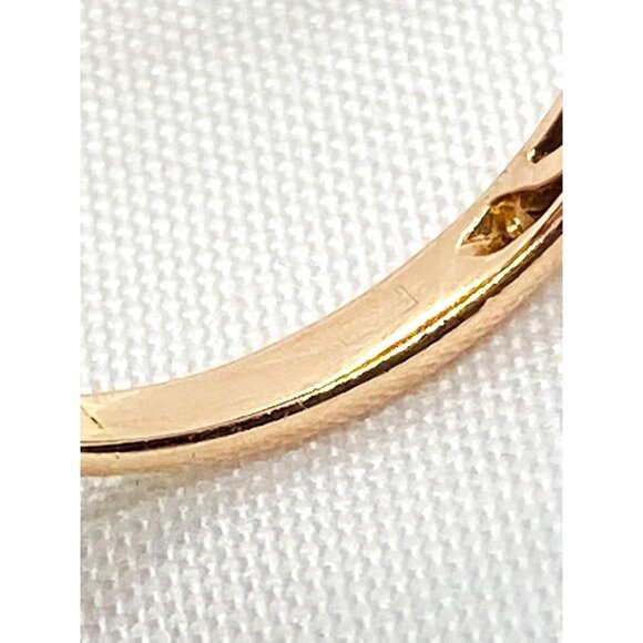 Effy Signature 14K Rose Gold Diamond & Tsavorite Panther Ring Size 9 - Picture 4 of 10